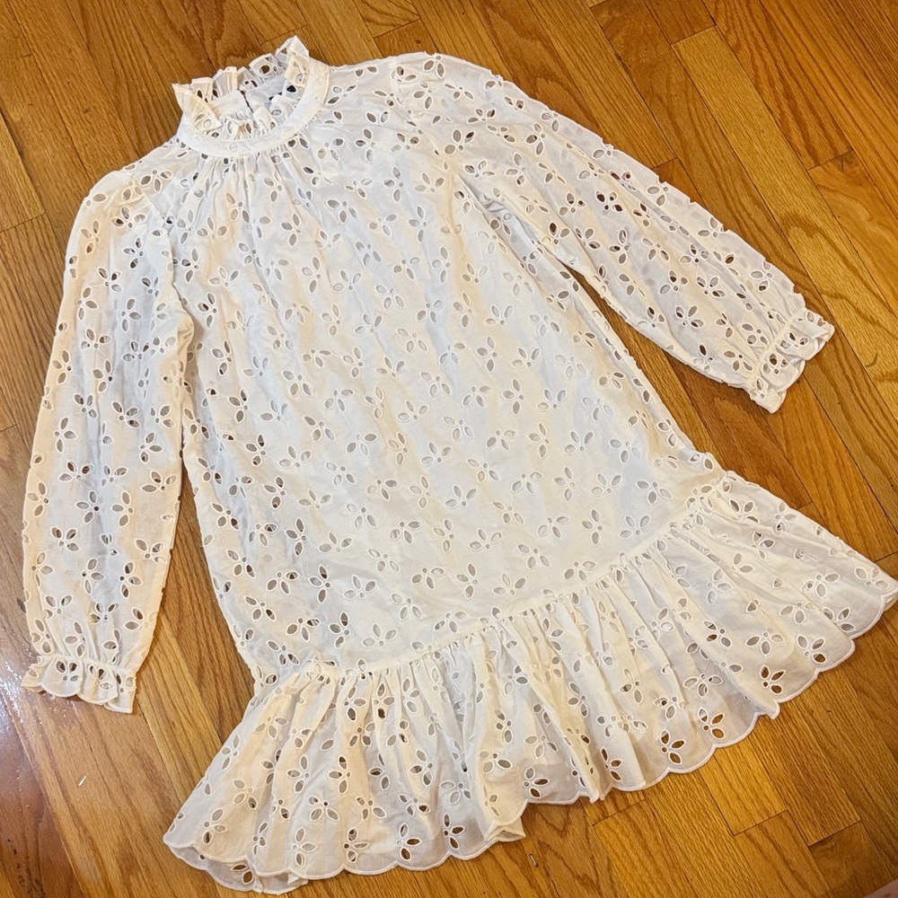 JCrew Elegant Eyelet Dress